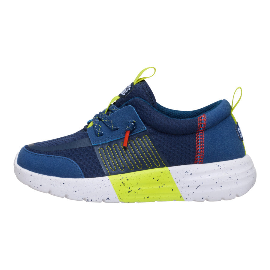  Sirocco Play Youth Sport Stripe - Navy/Lime