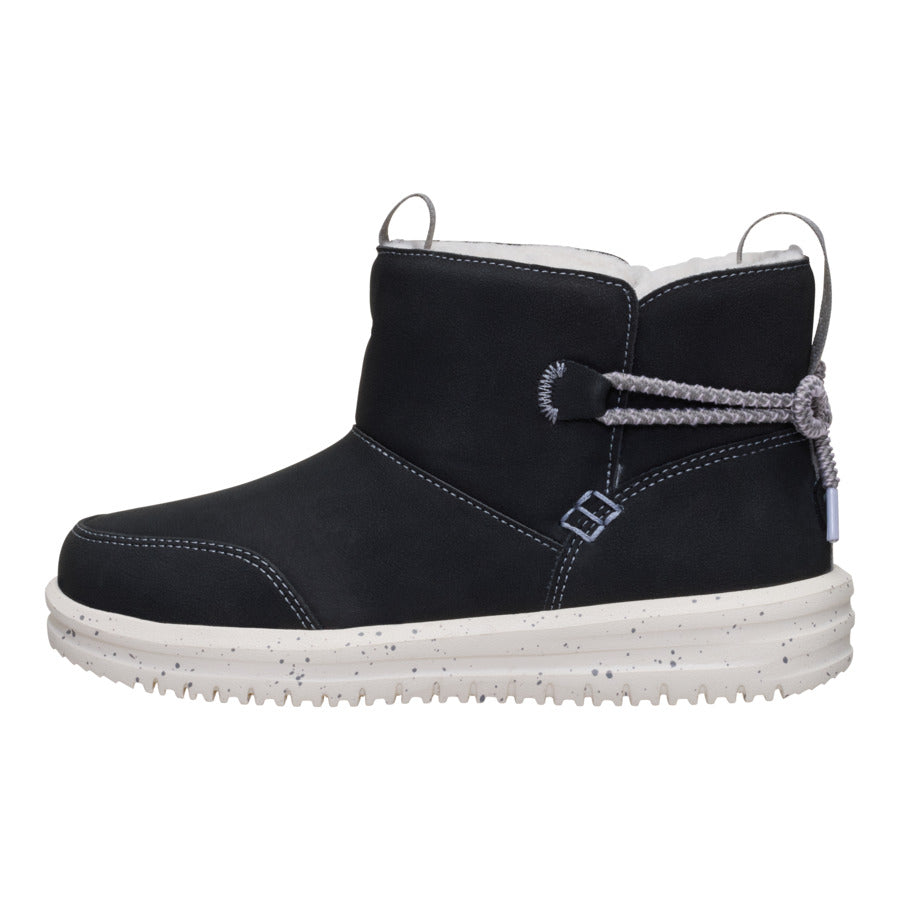  Camden Bow Boot Youth Cozy - Black