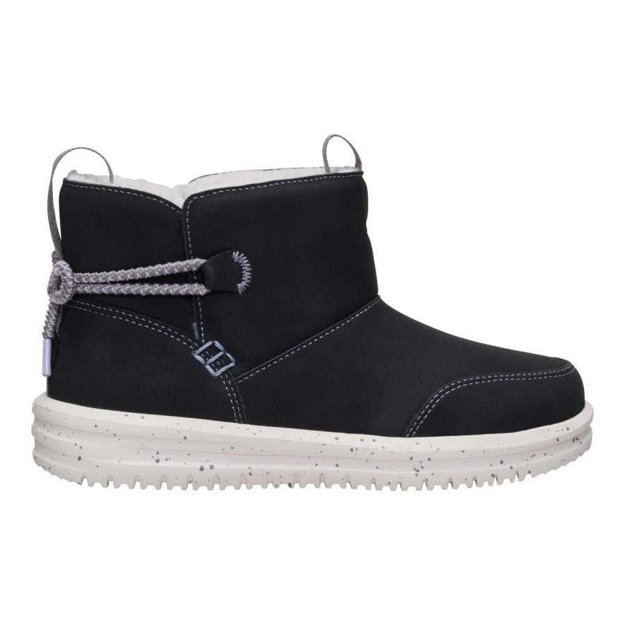  Camden Bow Boot Youth Cozy - Black