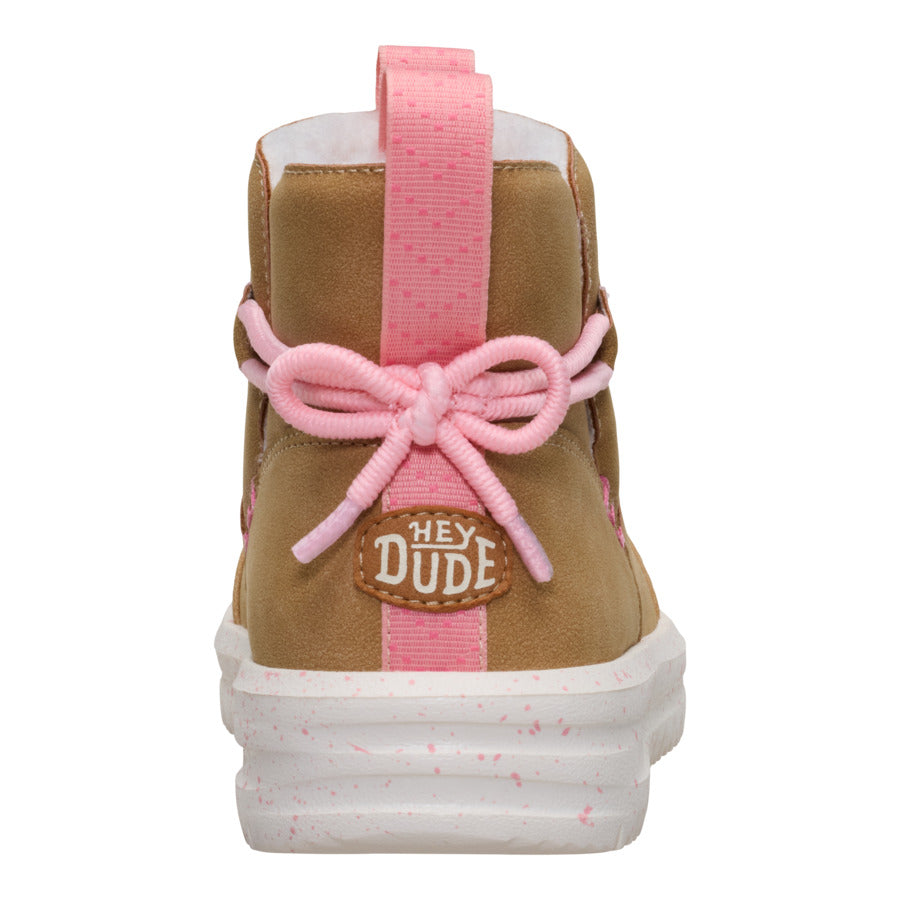  Camden Bow Boot Youth Cozy - Chestnut