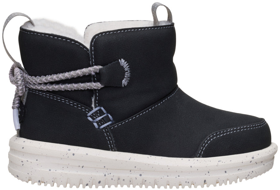  Camden Bow Boot Toddler Cozy - Black