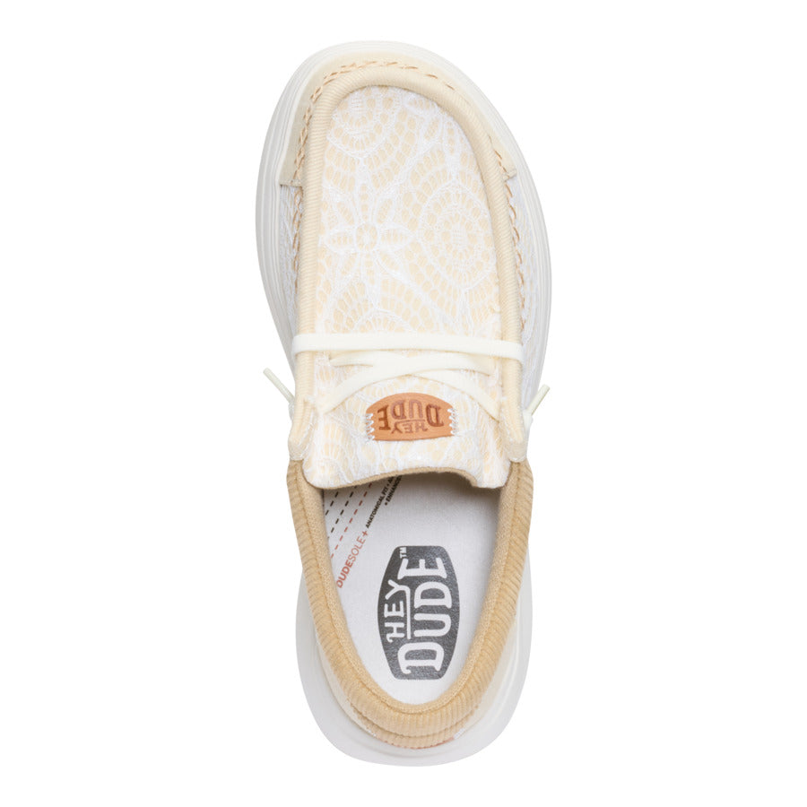 Wendy Comf Patchwork - Ivory/Tan