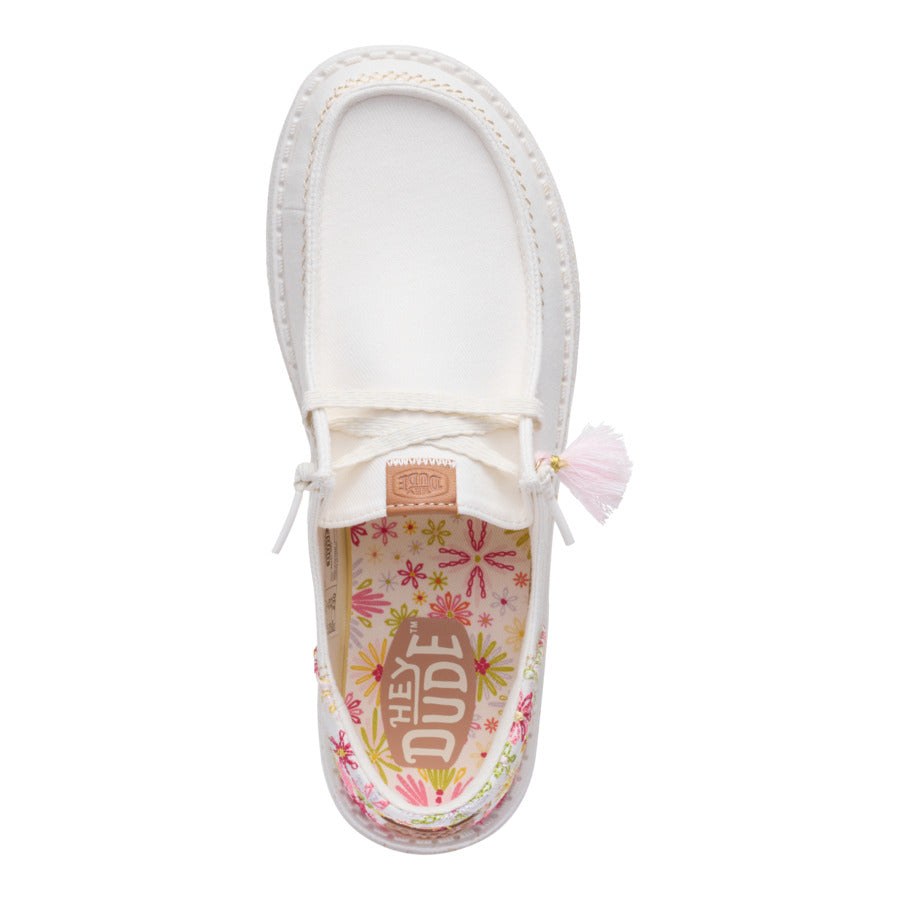 Wendy Funk Embroidered Floral - Ivory/Multi