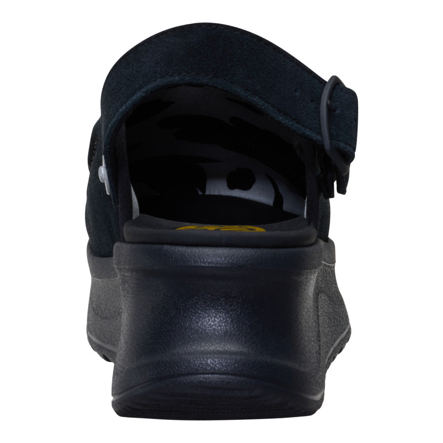  Delray Clog Suede - Black