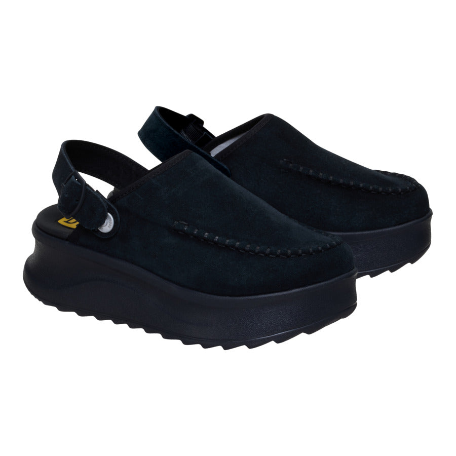  Delray Clog Suede - Black