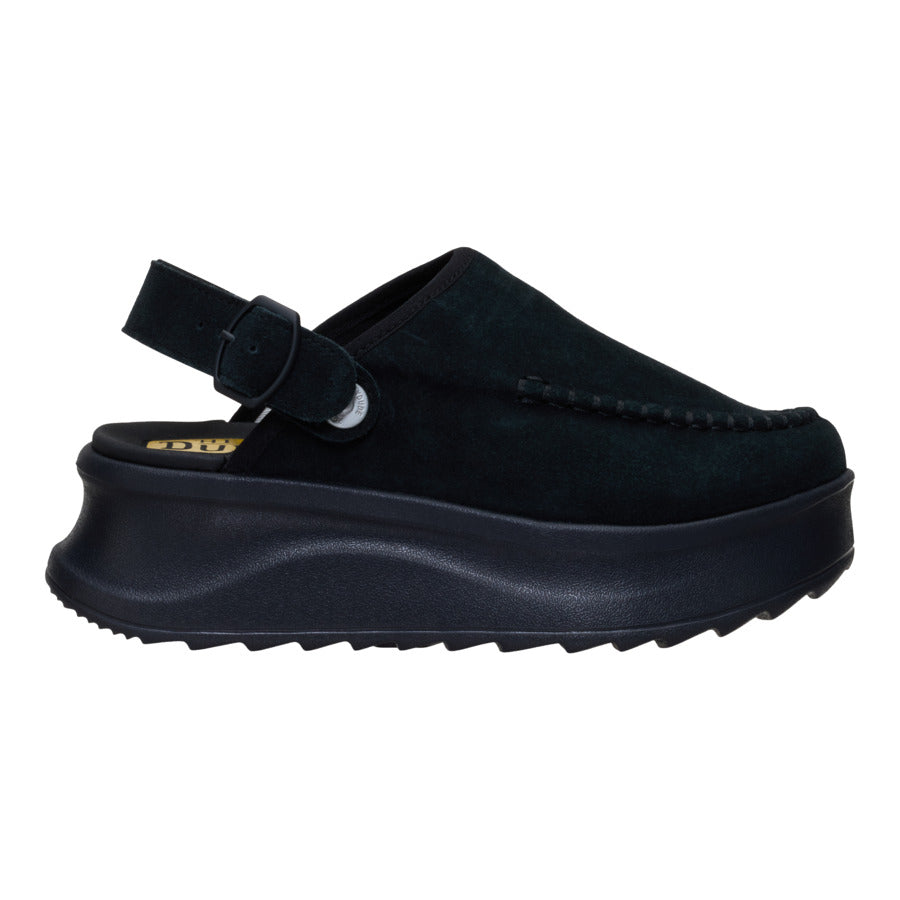  Delray Clog Suede - Black