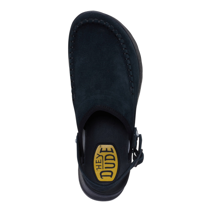  Delray Clog Suede - Black