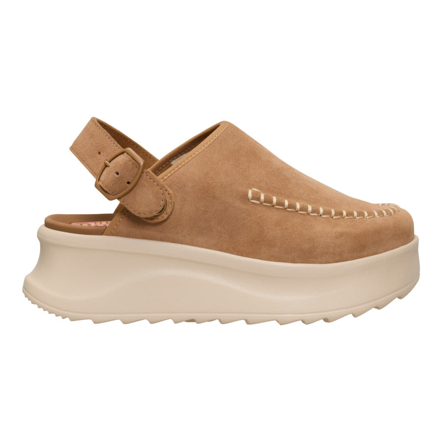  Delray Clog Suede - Tan