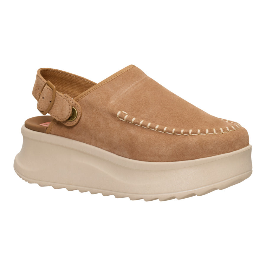  Delray Clog Suede - Tan