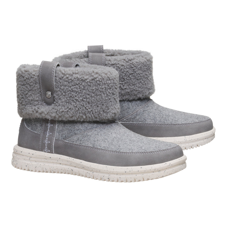  Camden Cuff Wool Cozy - Grey