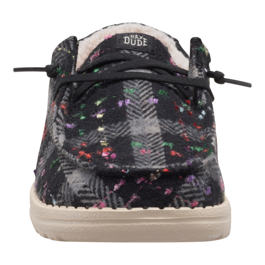  Wendy Confetti Plaid Cozy - Black/Multi