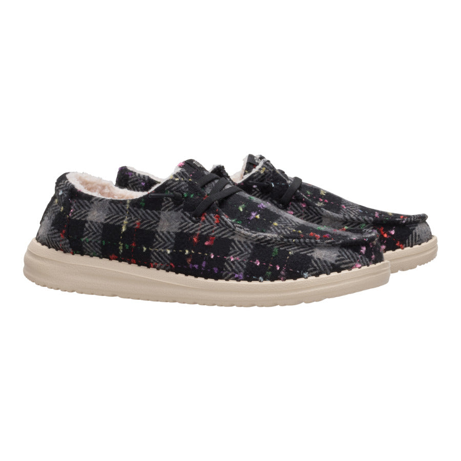  Wendy Confetti Plaid Cozy - Black/Multi