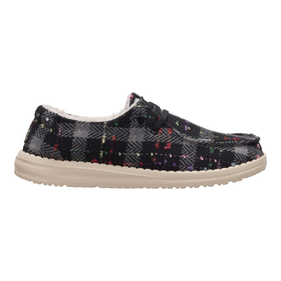  Wendy Confetti Plaid Cozy - Black/Multi