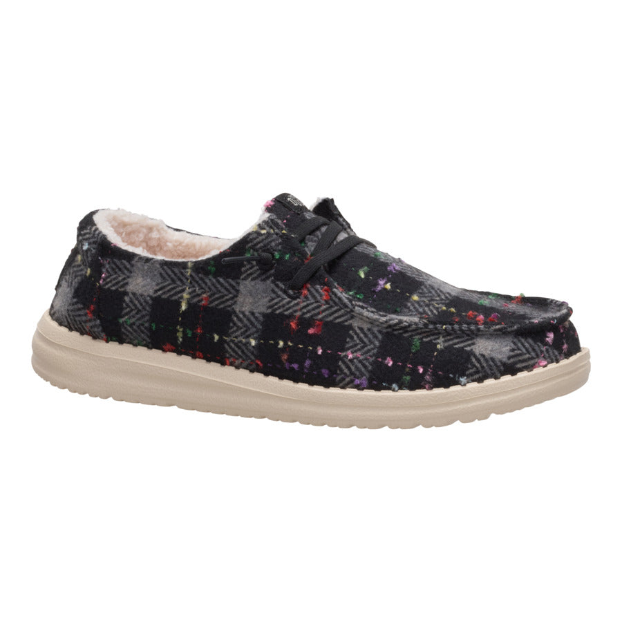  Wendy Confetti Plaid Cozy - Black/Multi