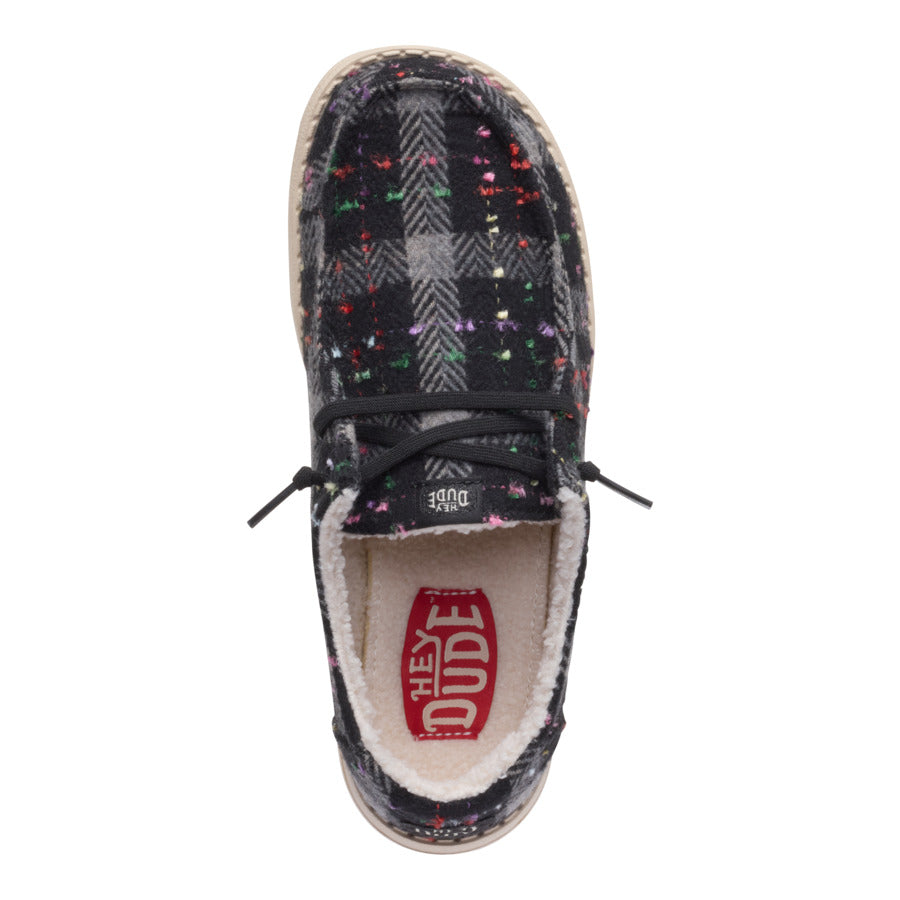  Wendy Confetti Plaid Cozy - Black/Multi