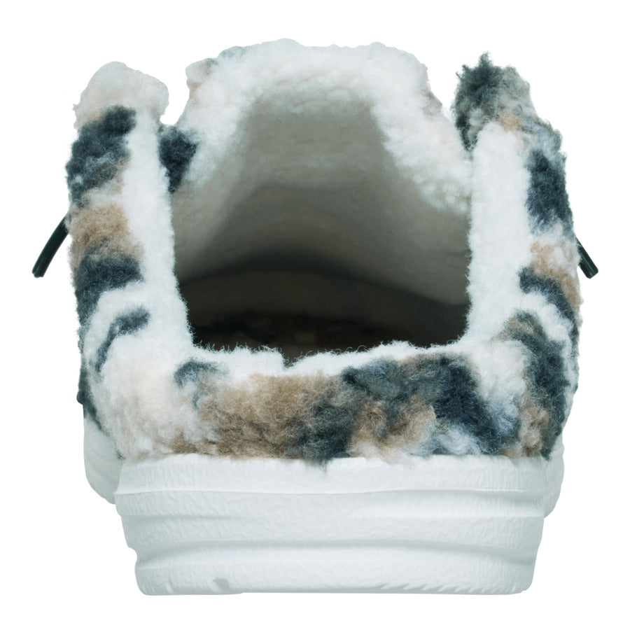  Wally Slipper Cozy Camo - White/Camo