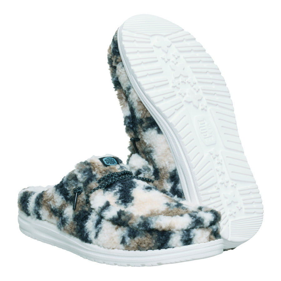  Wally Slipper Cozy Camo - White/Camo