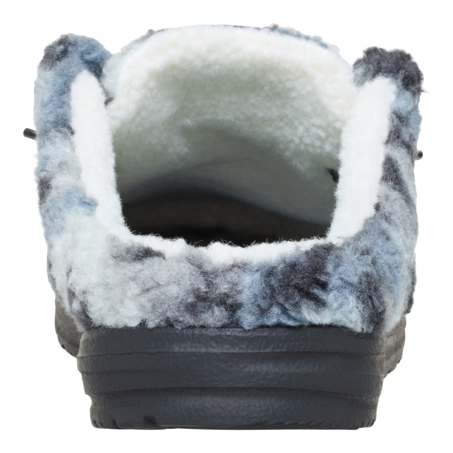  Wally Slipper Cozy Camo - Stormy Blue/Camo