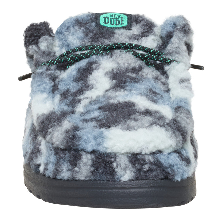  Wally Slipper Cozy Camo - Stormy Blue/Camo
