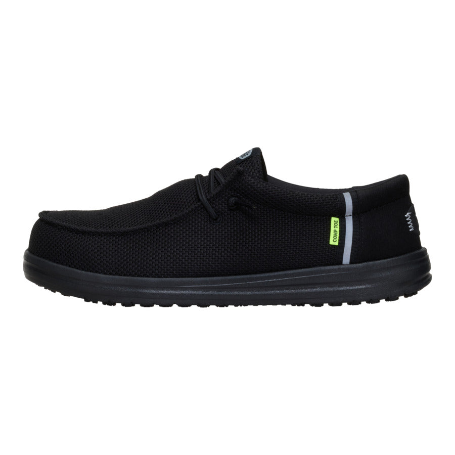  Wally Work Comp Toe - Black/Black
