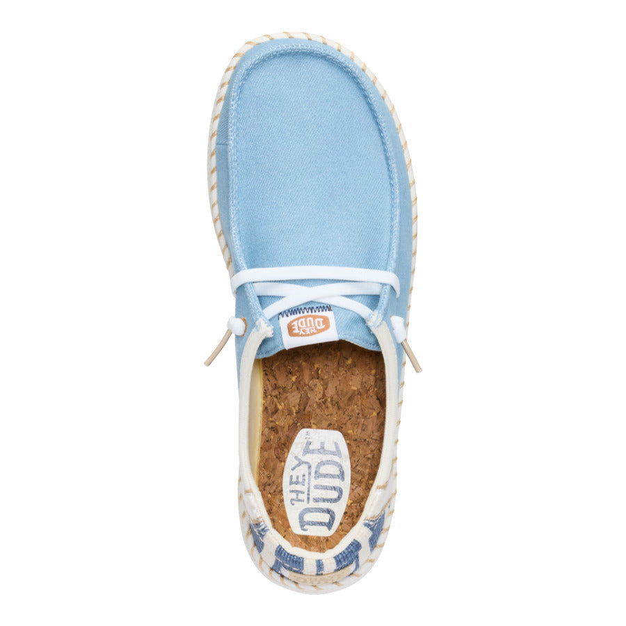  Wendy Espadrille Denim - Light Blue