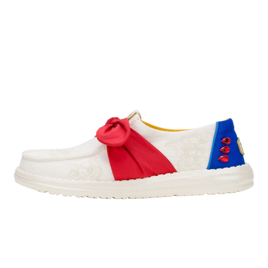 Wendy Bow Snow White - White/Blue/Red