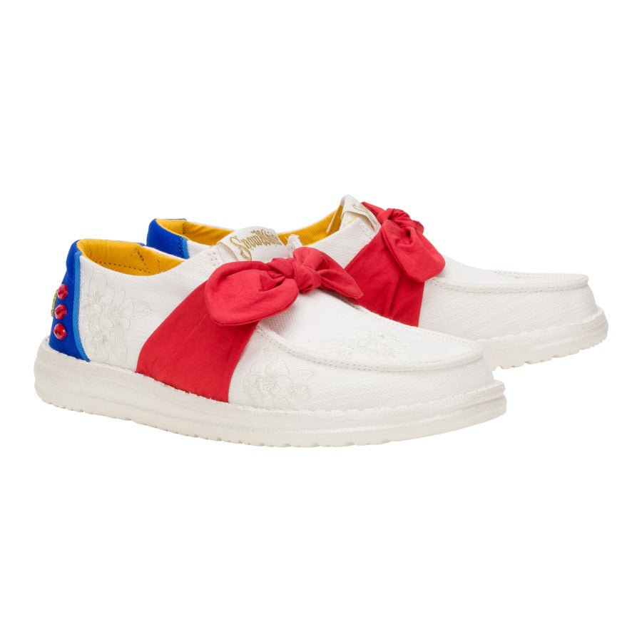  Wendy Bow Snow White - White/Blue/Red