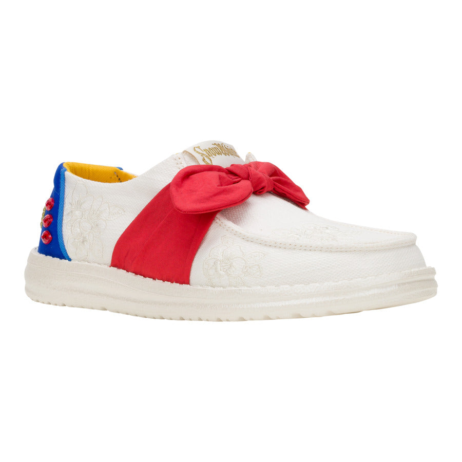  Wendy Bow Snow White - White/Blue/Red