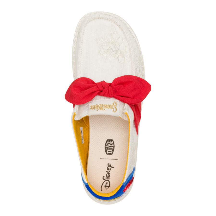  Wendy Bow Snow White - White/Blue/Red