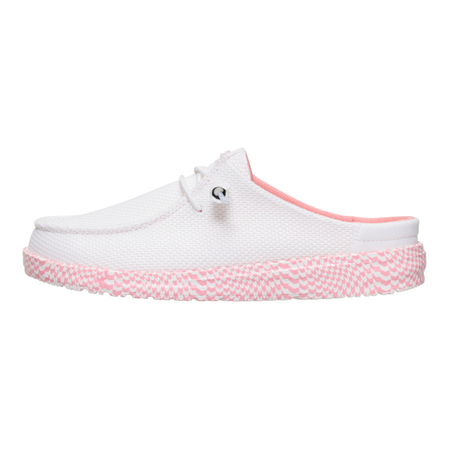 Wendy Slip Warped Geo - White/Pink Lemonade
