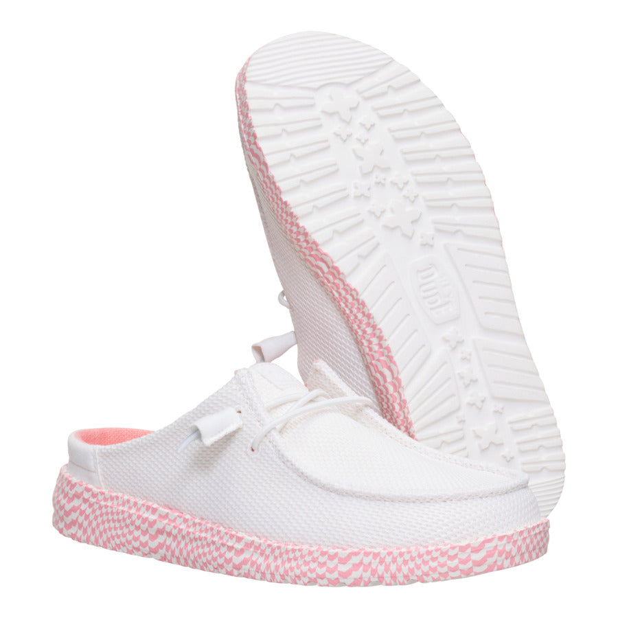  Wendy Slip Warped Geo - White/Pink Lemonade