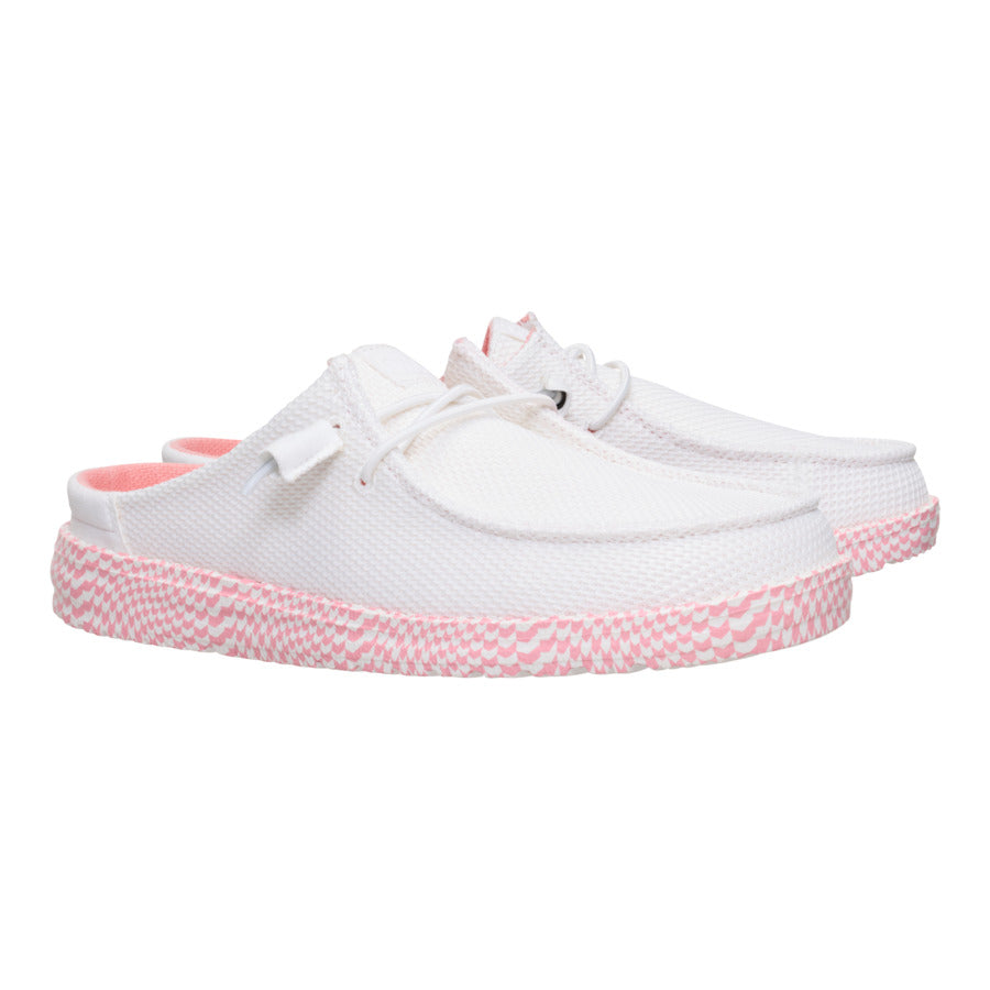  Wendy Slip Warped Geo - White/Pink Lemonade