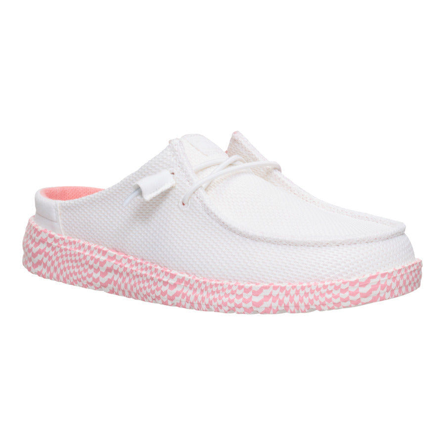  Wendy Slip Warped Geo - White/Pink Lemonade