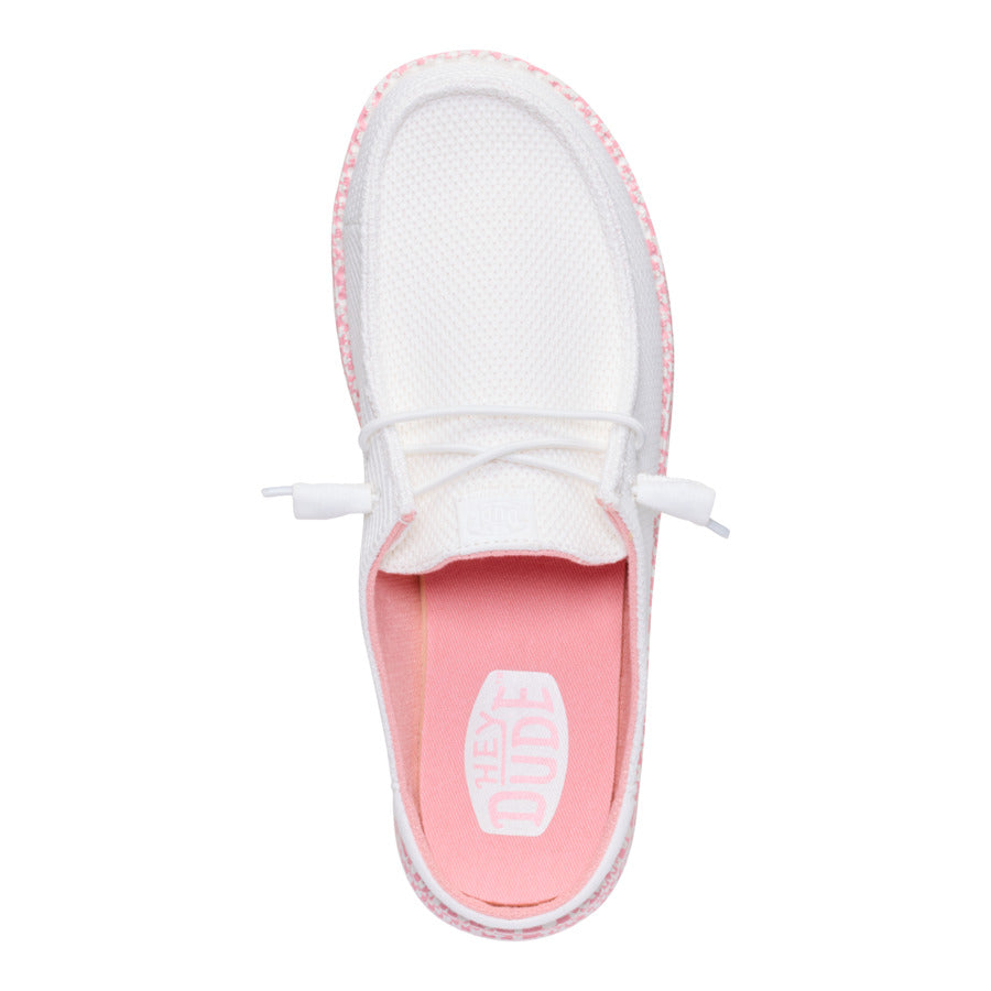  Wendy Slip Warped Geo - White/Pink Lemonade