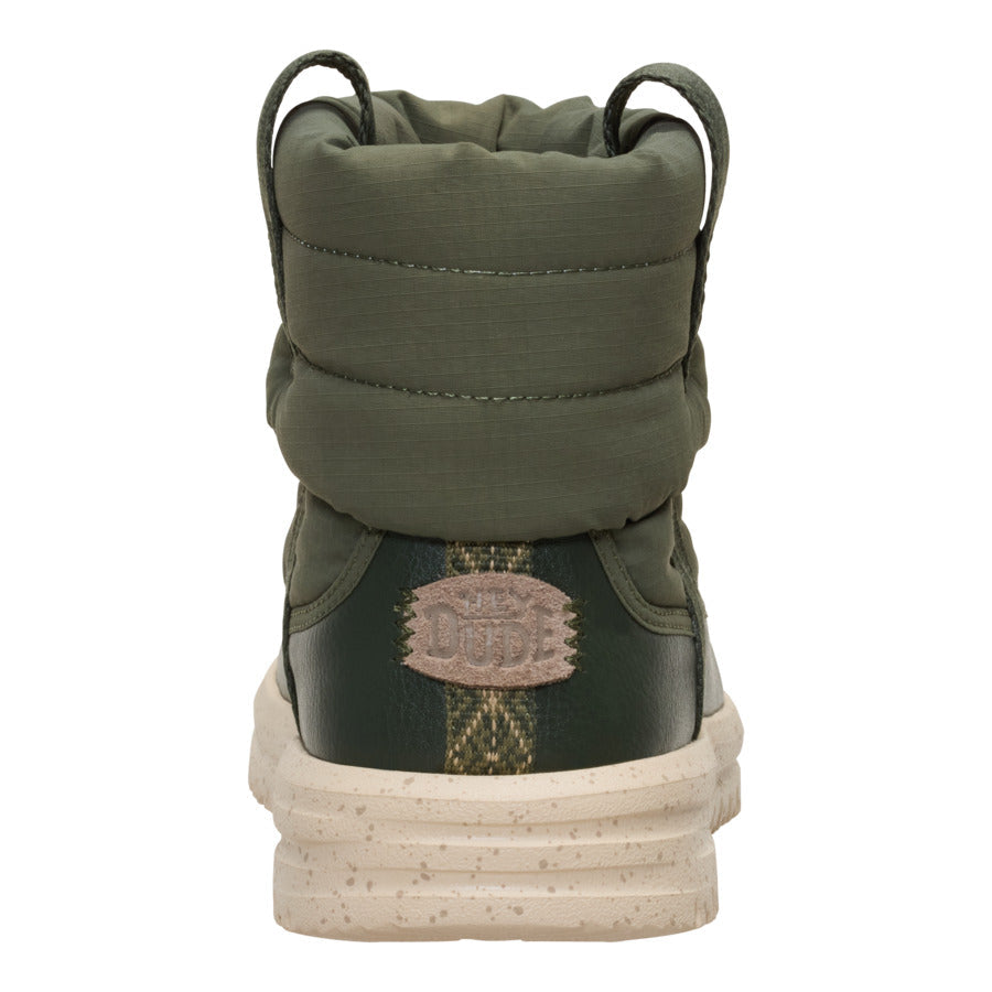  Camden Cuff Nylon Quilt - Dark Olive