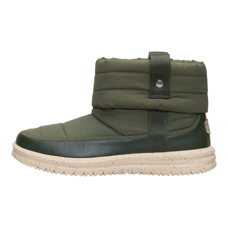  Camden Cuff Nylon Quilt - Dark Olive