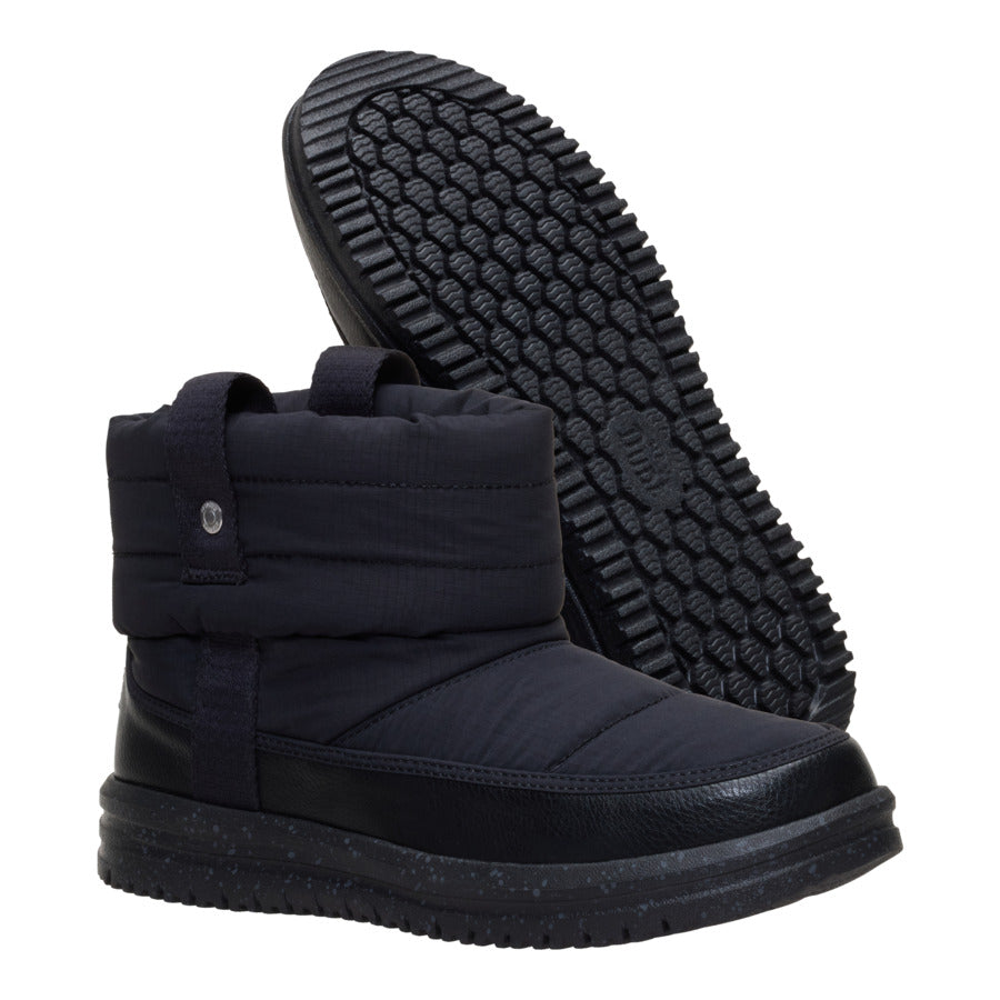  Camden Cuff Nylon Quilt - Black/Black