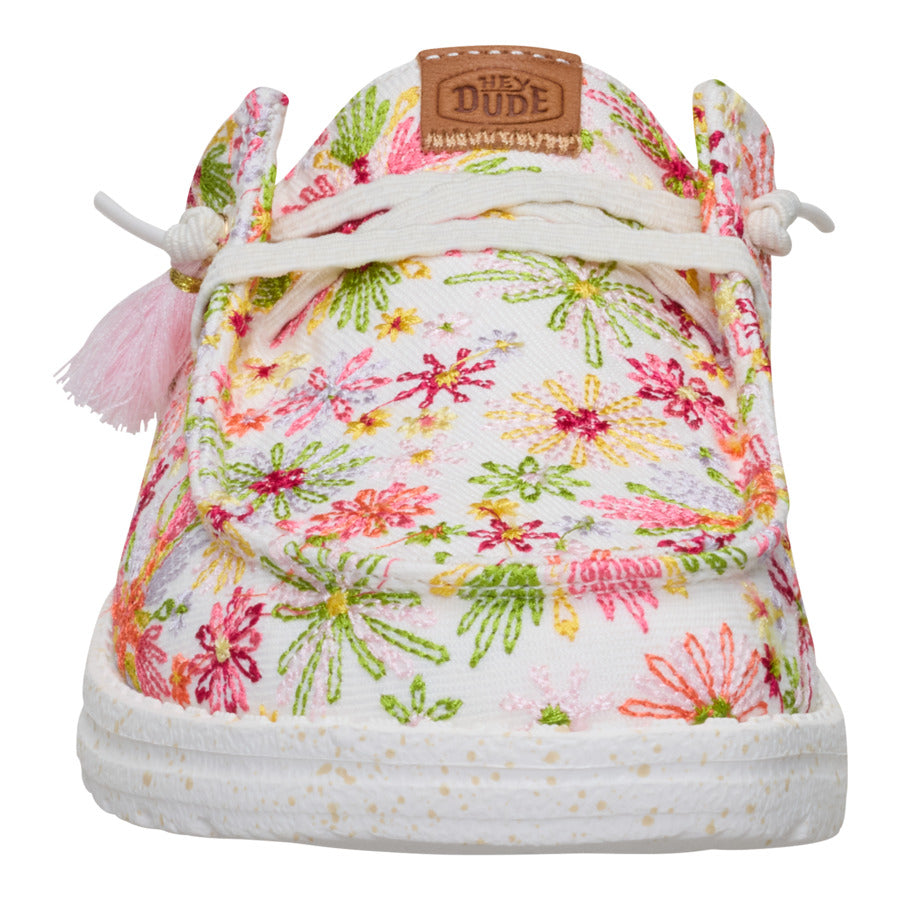  Wendy Slip Embroidered Floral - White/Multi