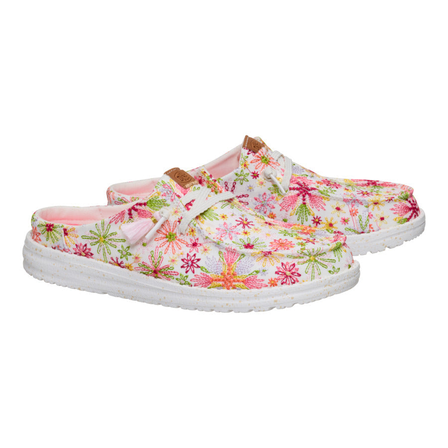  Wendy Slip Embroidered Floral - White/Multi