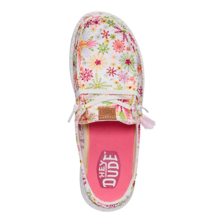  Wendy Slip Embroidered Floral - White/Multi