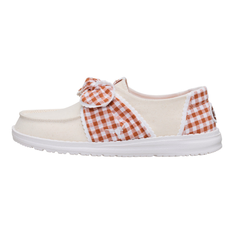  Wendy Bow Texas Longhorns - Wheat/Burnt Orange