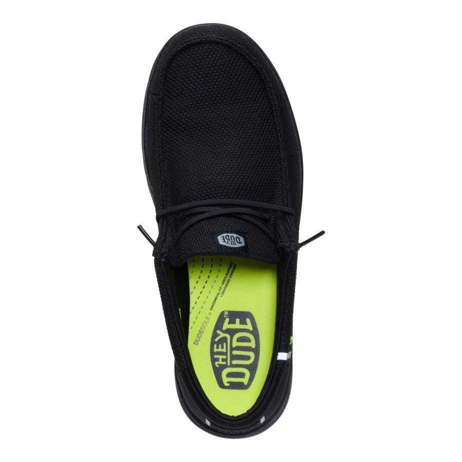  Wally Work Comp Toe Wide - Black/Black