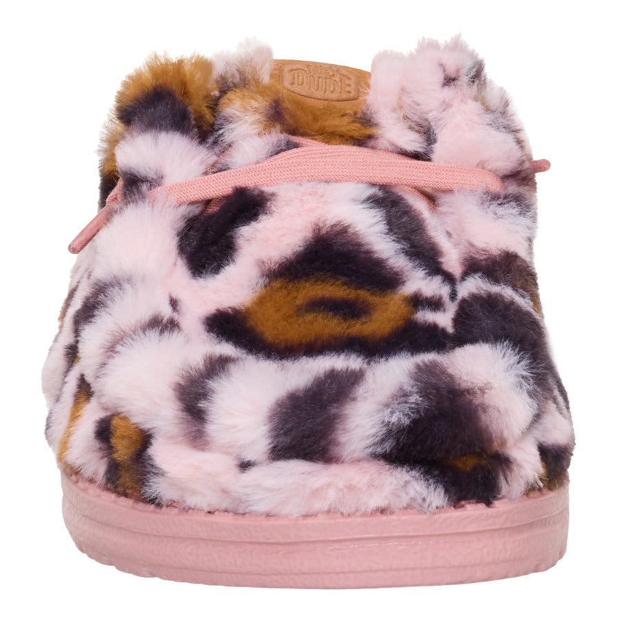  Wendy Slipper Leo Fur - Pink/Multi