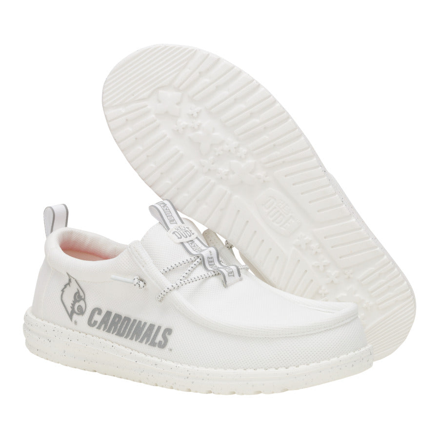  Wally Louisville Cardinals - Cardinals White/Red