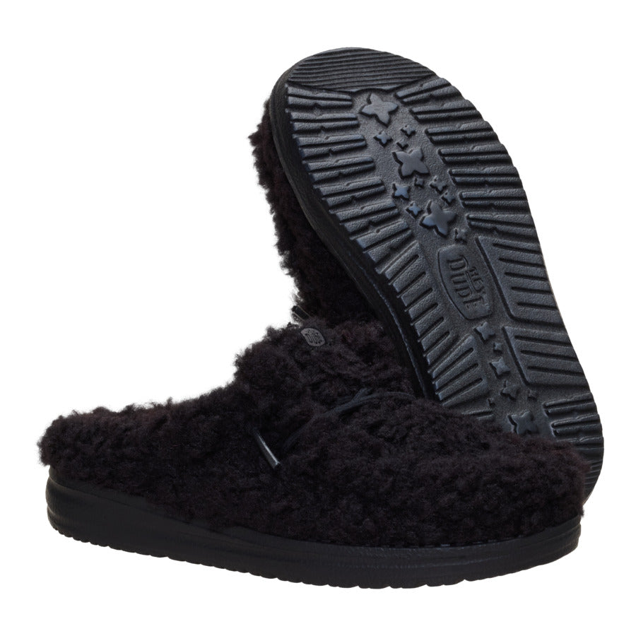  Wendy Slipper Youth - Black/Black