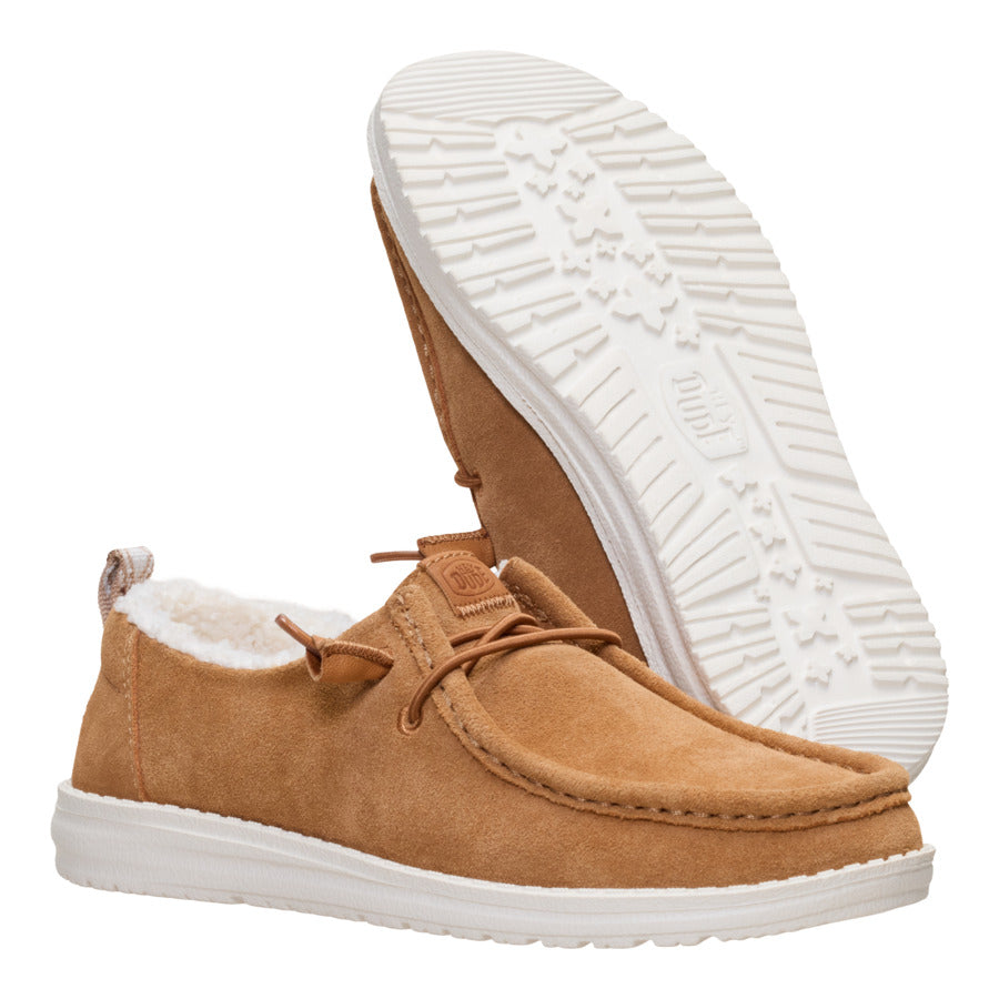  Wendy Suede Shearling - Lion Orange/Multi