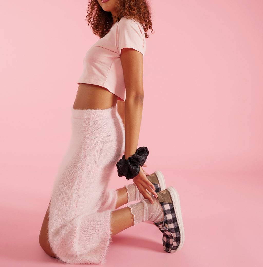  Wendy Buffalo Plaid - Pale Pink/Black