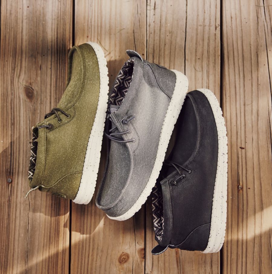  Wally Mid Canvas - Black/White