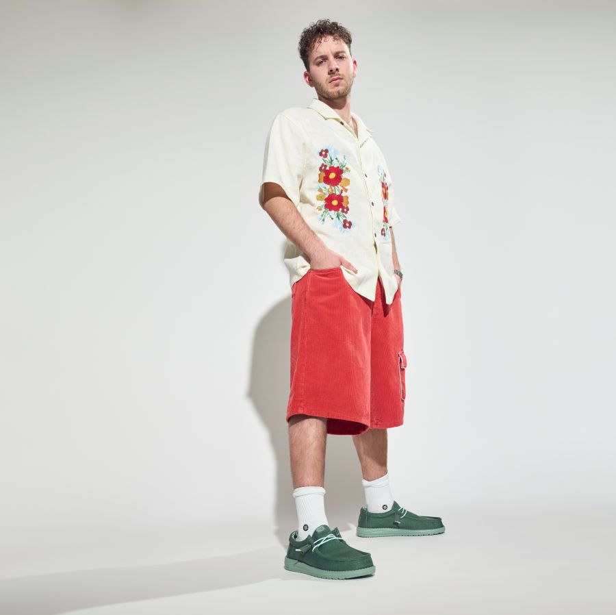  Wally Stretch Canvas - Duck Green/Iceberg Green