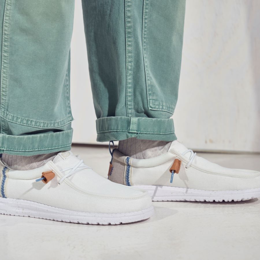  Wally Craft Linen - White/Stone Grey